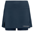 Falda Tenis Mujer Head Club Basic Azul