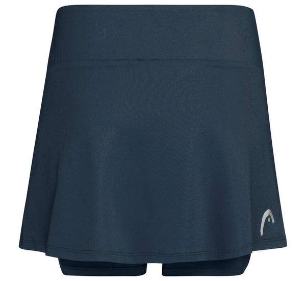 Falda Tenis Mujer Head Club Basic Azul
