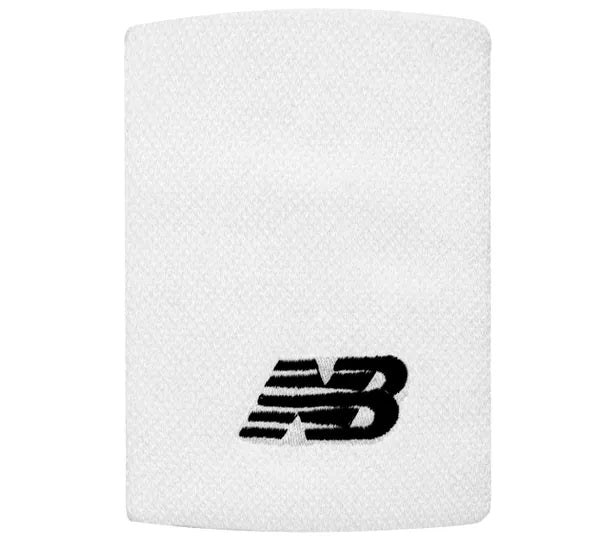 Muñequera Tenis Unisex New Balance Blanca