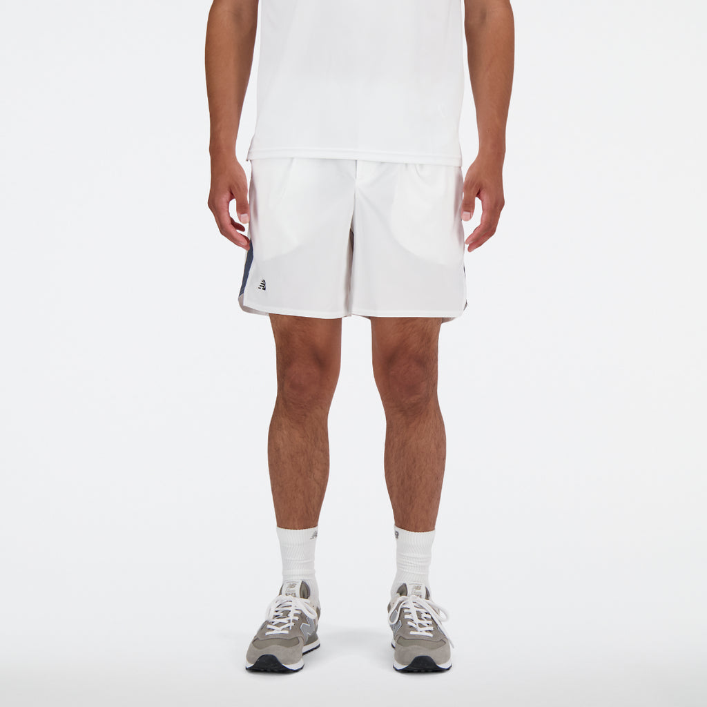 Short Tenis Hombre New Balance Tournament Short Blanco