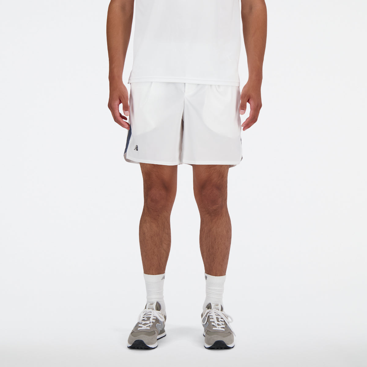 Short Tenis Hombre New Balance Tournament Short Blanco