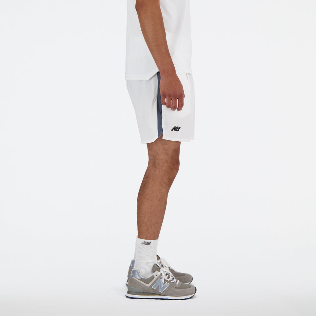 Short Tenis Hombre New Balance Tournament Short Blanco